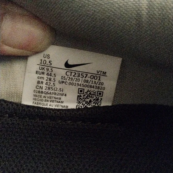 Nike Men's React Infinity Run Flyknit Size 10.5. - Picture 6 of 6